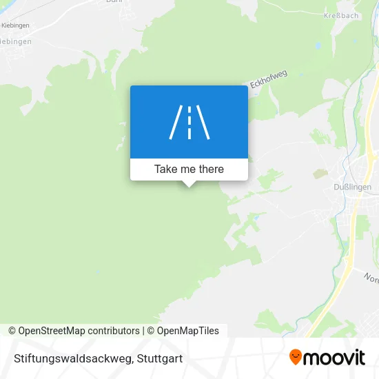Карта Stiftungswaldsackweg