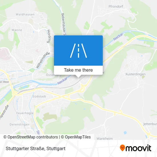 Карта Stuttgarter Straße