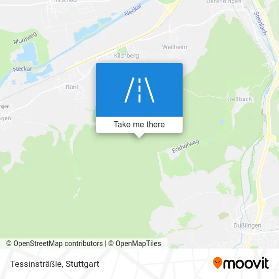 Карта Tessinsträßle