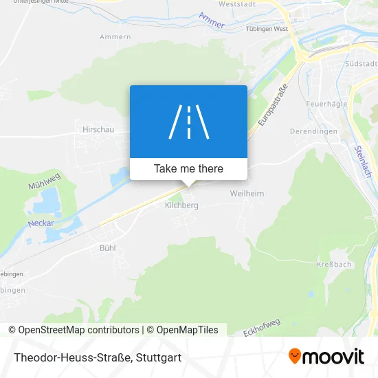 Карта Theodor-Heuss-Straße