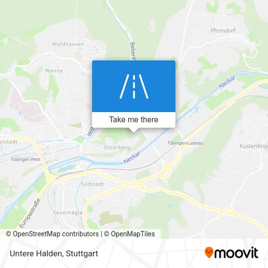 Карта Untere Halden
