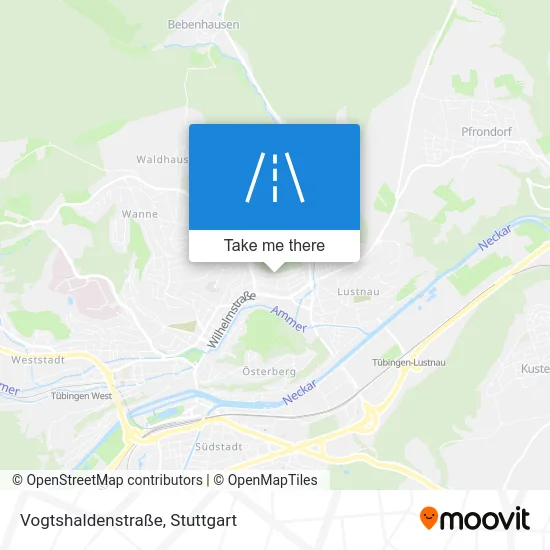 Карта Vogtshaldenstraße