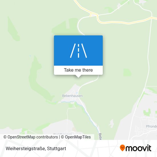 Weihersteigstraße map