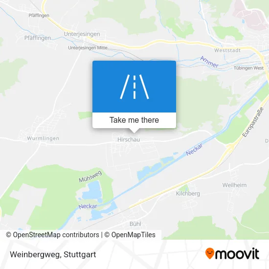 Карта Weinbergweg