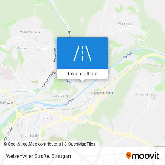 Карта Welzenwiler Straße
