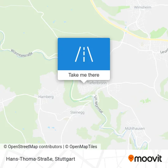 Hans-Thoma-Straße map