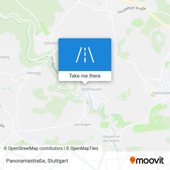 Карта Panoramastraße