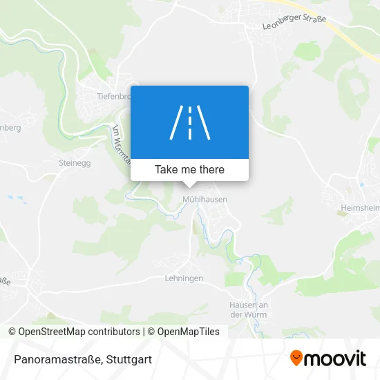 Карта Panoramastraße