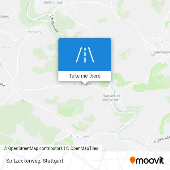 Карта Spitzäckerweg
