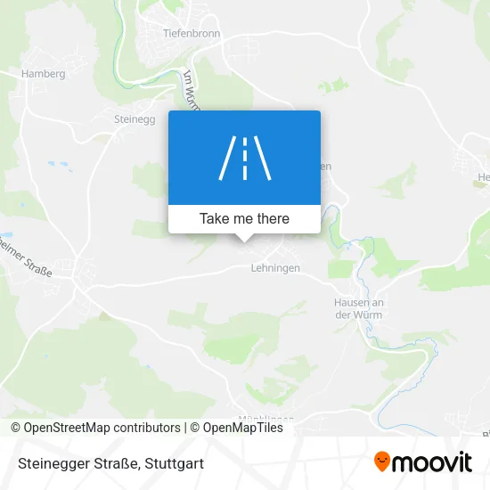 Карта Steinegger Straße