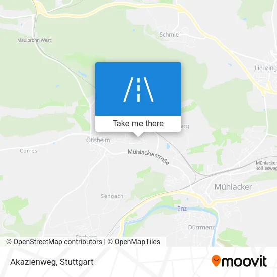 Карта Akazienweg