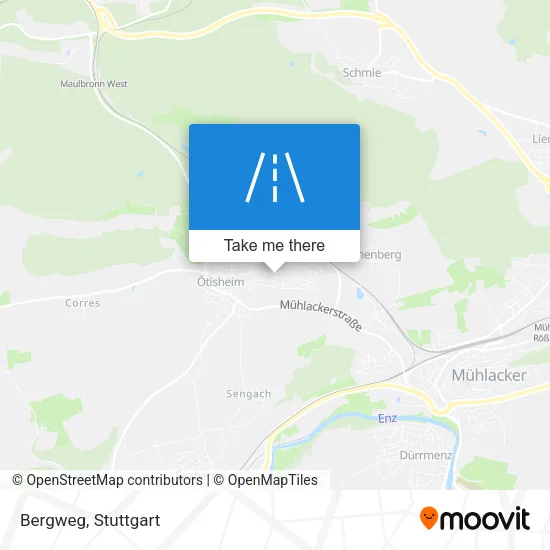 Карта Bergweg