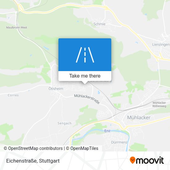 Карта Eichenstraße