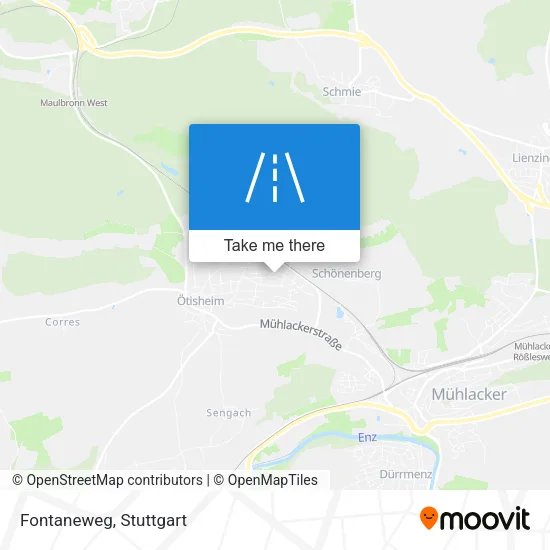 Карта Fontaneweg