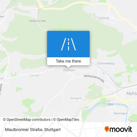 Maulbronner Straße map