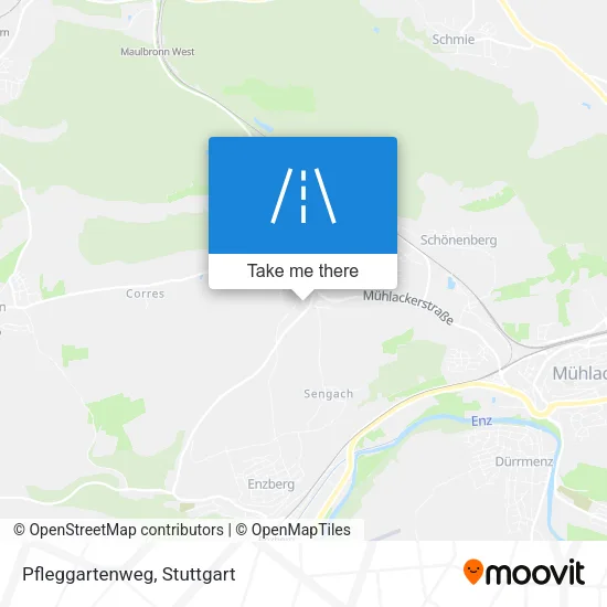 Карта Pfleggartenweg