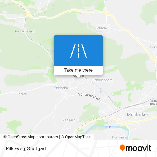 Карта Rilkeweg