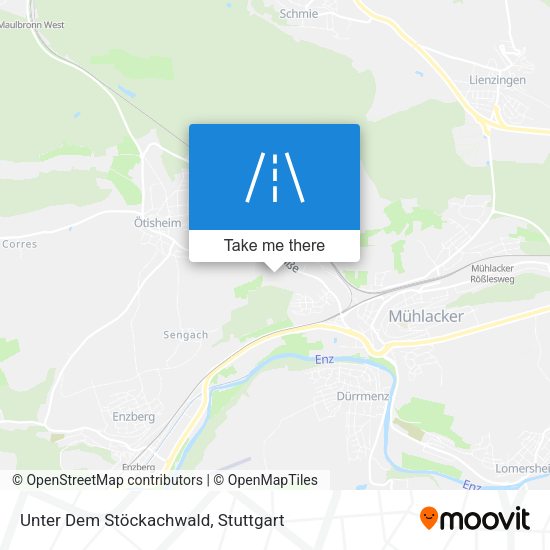 Карта Unter Dem Stöckachwald