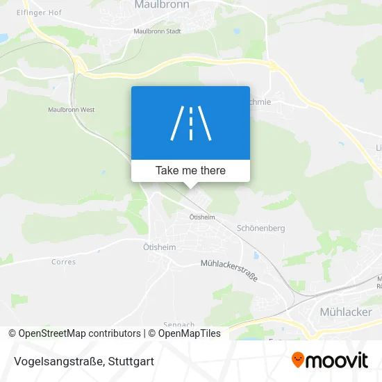 Карта Vogelsangstraße