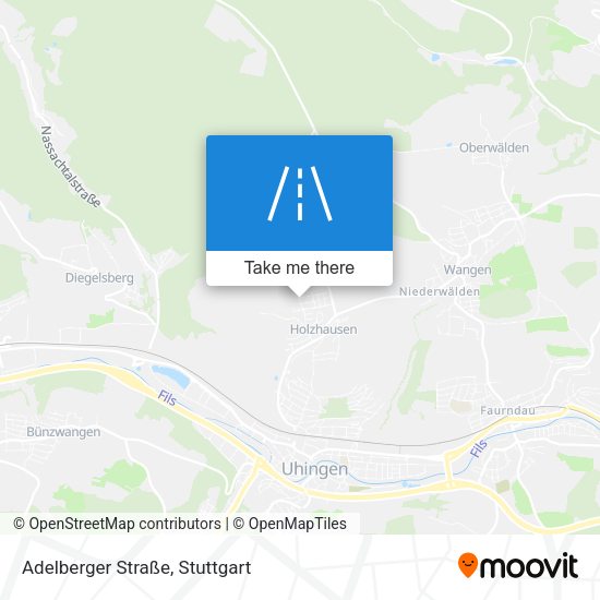 Adelberger Straße map