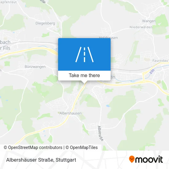 Карта Albershäuser Straße