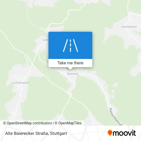 Карта Alte Baierecker Straße