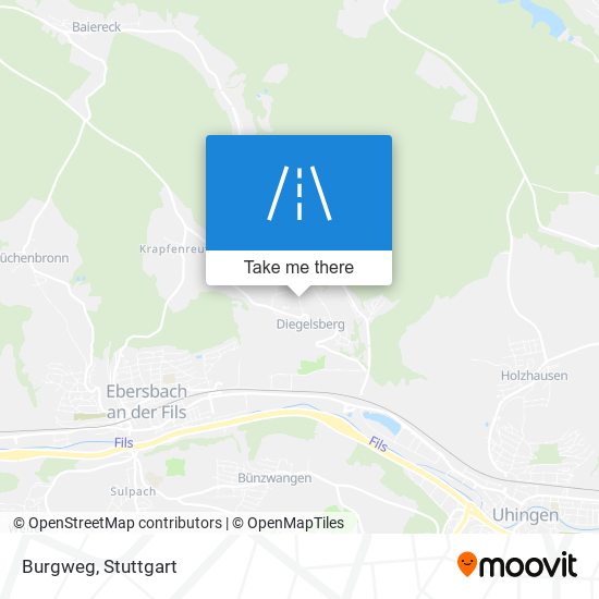 Burgweg map