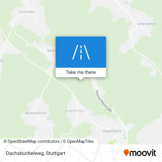 Карта Dachsbuckelweg