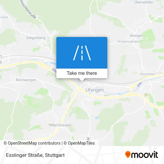 Карта Esslinger Straße