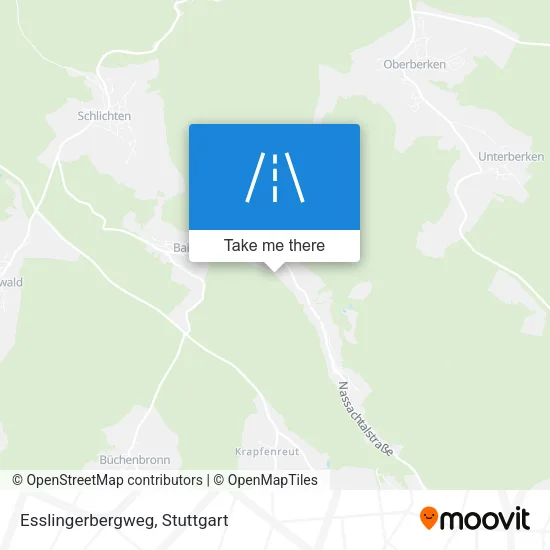 Карта Esslingerbergweg