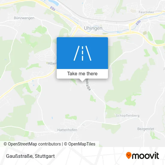 Карта Gaußstraße