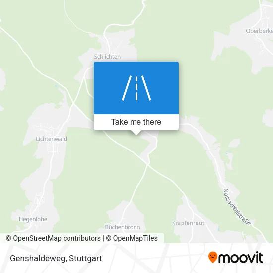 Карта Genshaldeweg