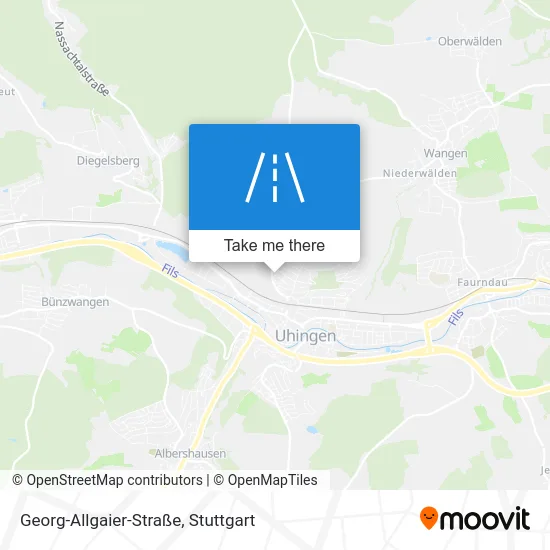 Карта Georg-Allgaier-Straße