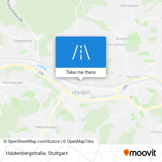 Карта Haldenbergstraße