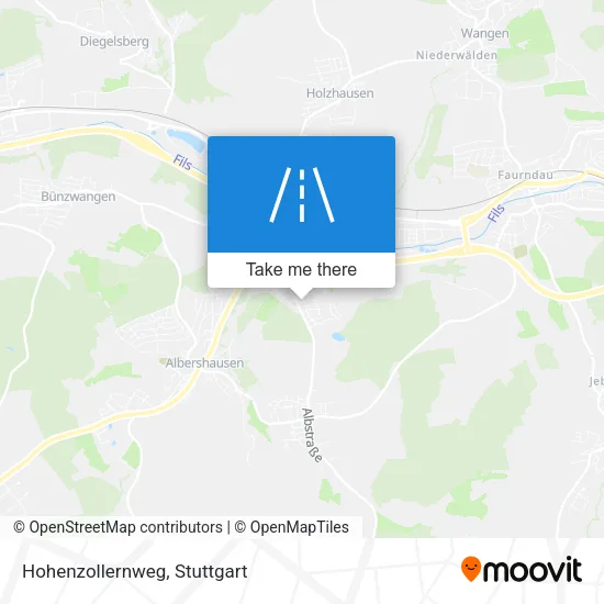 Карта Hohenzollernweg