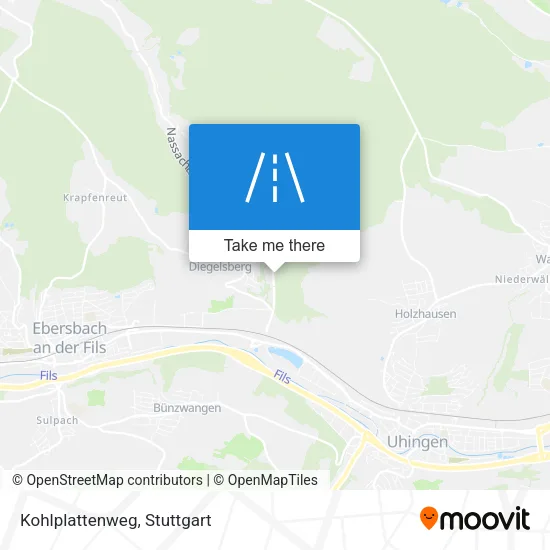 Карта Kohlplattenweg