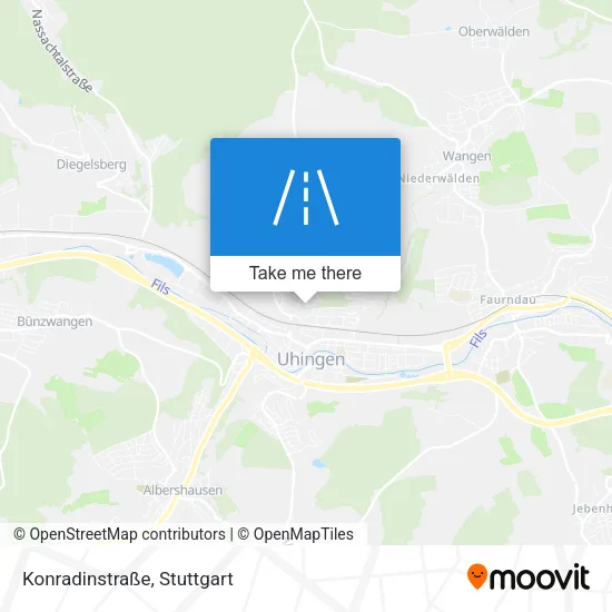 Карта Konradinstraße
