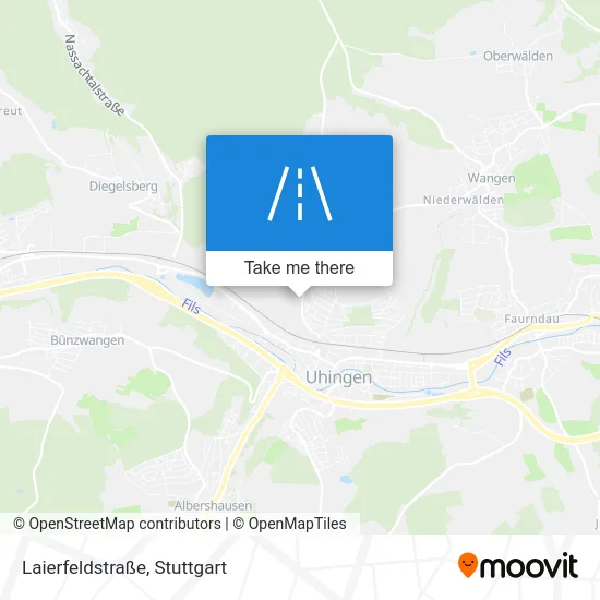 Карта Laierfeldstraße