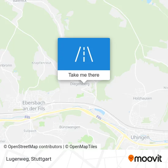 Lugerweg map