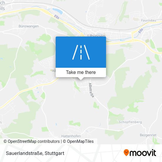 Sauerlandstraße map