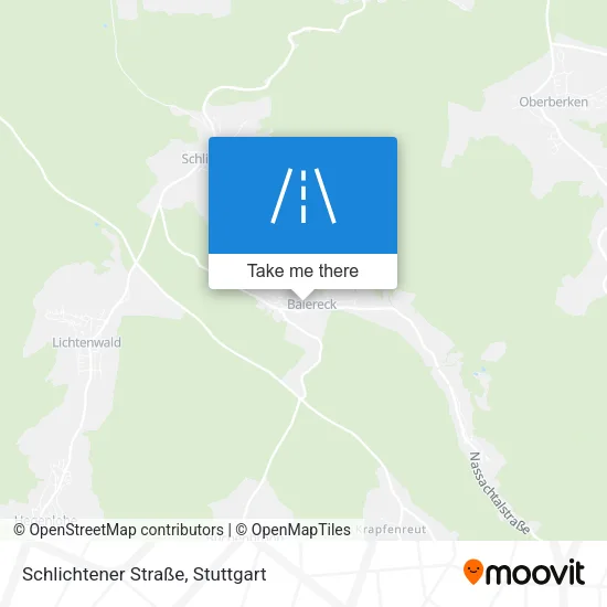 Карта Schlichtener Straße