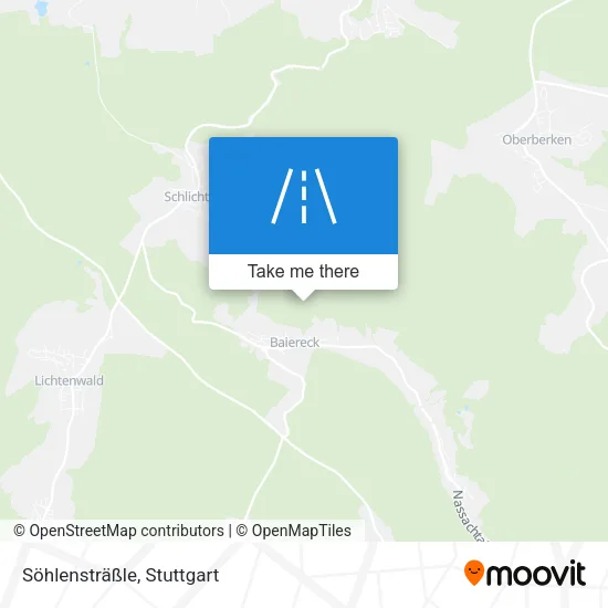 Карта Söhlensträßle