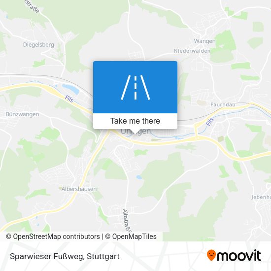 Sparwieser Fußweg map
