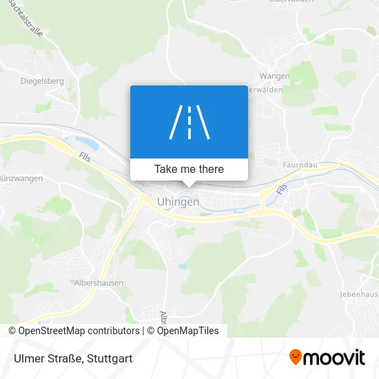 Карта Ulmer Straße