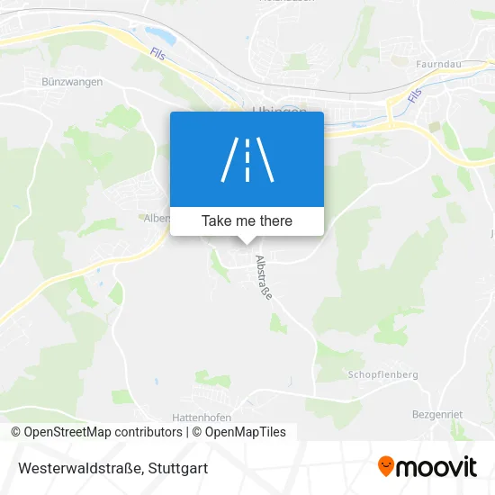 Карта Westerwaldstraße