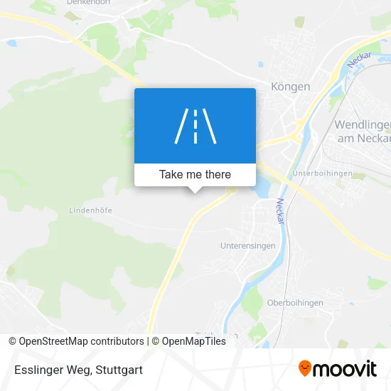Карта Esslinger Weg