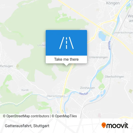 Карта Gatterausfahrt