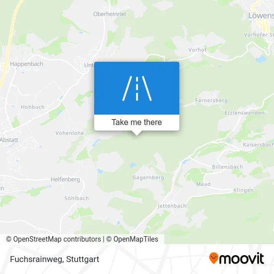 Карта Fuchsrainweg