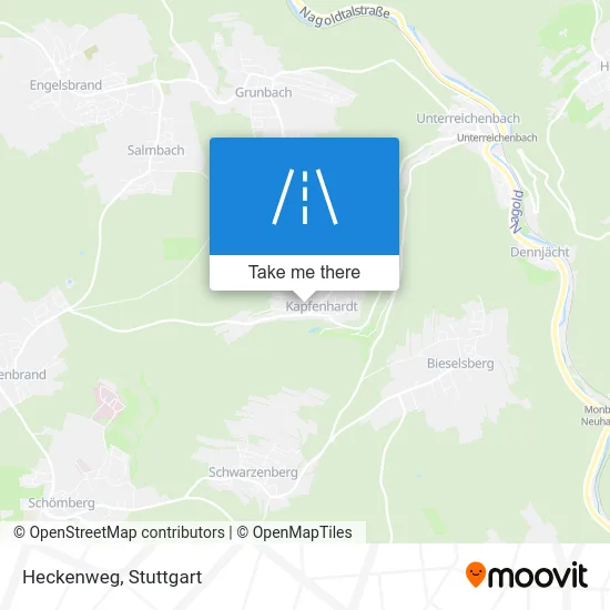 Карта Heckenweg
