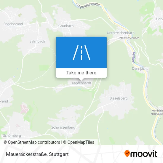 Карта Maueräckerstraße